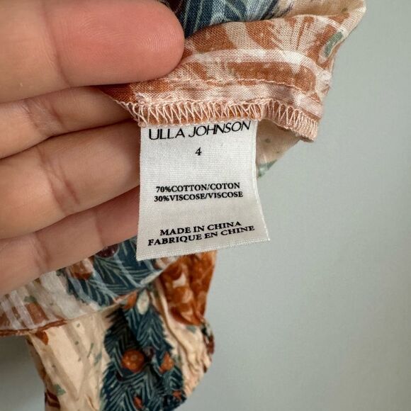 Ulla Johnson Rana Blouse in Egret - Picture 4 of 5